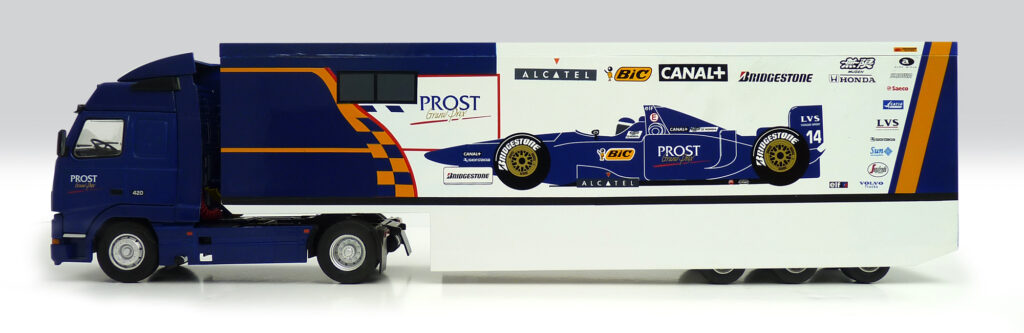 F1 Car Collection Prost Grand Prix Transporter Truck